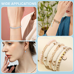 10 нить 10 цвета гальванические стеклянные бусины нити&nbsp;EGLA-WR0001-07A