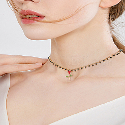 50 шт. Подвески из сплава с эмалью&nbsp;ENAM-LP0001-47