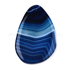 Окрашенные натуральные бразильские агаты большие подвески&nbsp;G-T104-16M