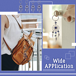 Брелок из натурального лазурита и сплава&nbsp;KEYC-TAC-00001-01