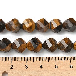 Природных тигровый глаз бисер нитей&nbsp;G-C267-B16