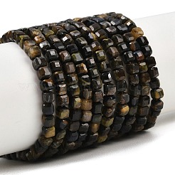 Природных тигровый глаз бисер нитей&nbsp;G-P612-B02-01