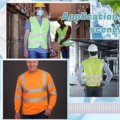 Светоотражающие наклейки из ПЭ и ТПУ повышенной видимости&nbsp;OCOR-WH0078-468B-01