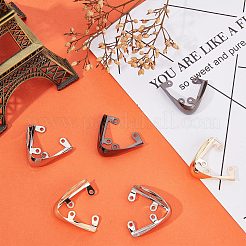 6 шт. 3-х цветные железные накладки на подносок&nbsp;FIND-GF0003-88