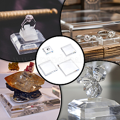 4 шт. 4-х стилевые акриловые подставки для дисплеев&nbsp;ODIS-BC0001-24A