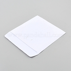 Квадратные бумажные пакеты для хранения компакт-дисков с круглым прозрачным окошком из полипропилена&nbsp;ABAG-WH20001-28