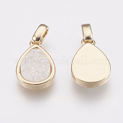 Естественно druzy агат подвески&nbsp;KK-G343-13D-G