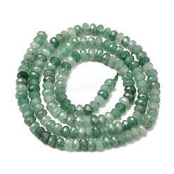 Естественный зеленый авантюрин бисер нитей&nbsp;G-G343-A02-2x4mm