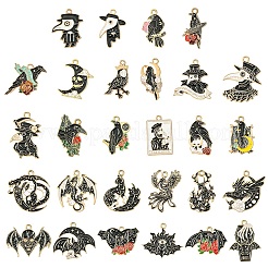 16шт 16 стиля подвески из сплава с эмалью&nbsp;ENAM-YW0004-93