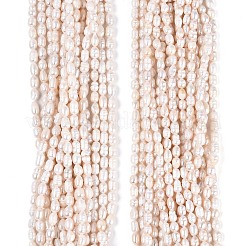 Нити из натурального культивированного пресноводного жемчуга&nbsp;LS-PEAR-N029-01B