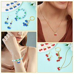 50шт стеклянные подвески&nbsp;PALLOY-SZ00001