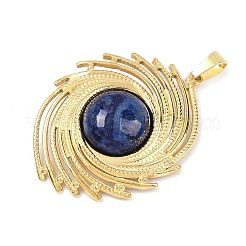 Крашеные природные лазурит подвески&nbsp;STAS-B109-01G-05