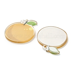 Непрозрачные печатные акриловые подвески&nbsp;LS-OACR-I020-06D