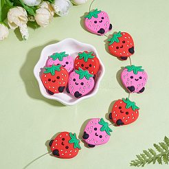 10шт 2 цвета силиконовые бусины&nbsp;JX760A