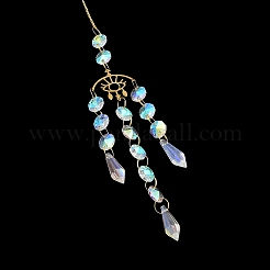 Латунные большие подвесные украшения&nbsp;LS-HJEW-M005-04F-G