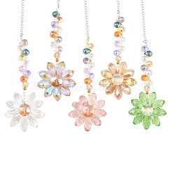 Стеклянные подвесные украшения&nbsp;HJEW-YW00255-01