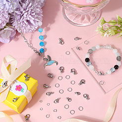 80 шт. 4 стиля карабинов из нержавеющей стали 304 STAS-SC0007-11