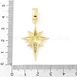 Латунные микропаве прозрачные кубические цирконии звезды европейские подвески шармы&nbsp;KK-Z090-03G