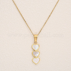 Комплекты из ожерелий и серег-гвоздиков из нержавеющей стали 304 и акрила с одним сердечком&nbsp;FS-WG86334-03