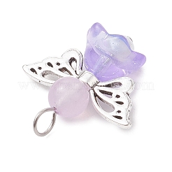 Подвески из перламутровых стеклянных бусин&nbsp;PALLOY-JF03205-04