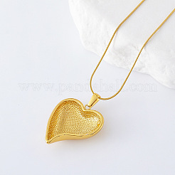 3 шт. европейская роскошь из нержавеющей стали 3d кулон в форме сердца ожерелья для женщин&nbsp;UL4801