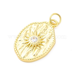 Латунные микро проложить кубического циркония подвески&nbsp;KK-D325-47G