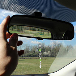 3 шт. подвесные украшения из стеклянного сплава&nbsp;HJEW-DR00165