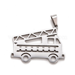 Не тускнеющие подвески из нержавеющей стали 304 с застежкой из нержавеющей стали 201&nbsp;LS-STAS-A058-01P