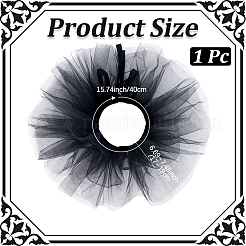 Съемный женский фальшивый воротник из марли&nbsp;AJEW-WH20042-90A