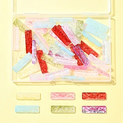 50 шт. стеклянные подвески с краской для выпечки&nbsp;GLAA-FS0001-91