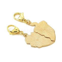 Сплав эмали разделенные подвесные украшения&nbsp;HJEW-JM02818