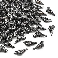 Сплавочные овальные бусины тибетского стиля &nbsp;LS-TIBEP-GC186-B-NR