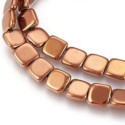 Гальванические немагнитная синтетический гематит бисер пряди&nbsp;G-P392-A07