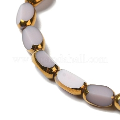 Стеклянные бусины с гальваническим покрытием &nbsp;X-EGLA-P061-02A-03