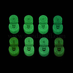 Светящиеся матовые прозрачные акриловые бусины&nbsp;TACR-T029-21I