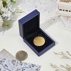 Прямоугольные коробки для хранения монет из искусственной кожи pu&nbsp;CON-WH0089-145A