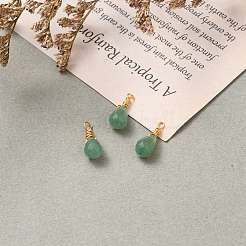 Кулоны с гранеными натуральными и синтетическими камнями в проволочной обмотке&nbsp;PALLOY-JF00541