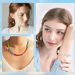 Набор для самостоятельного изготовления браслета из бисера в виде рыбки&nbsp;GLAA-SC0001-77B