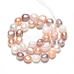 Нити из натурального культивированного пресноводного жемчуга&nbsp;PEAR-N014-09A-01