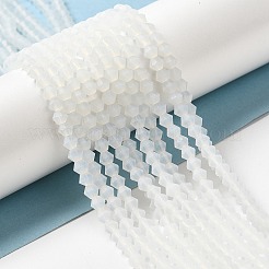 Нити бусин из матового нефрита&nbsp;X1-GLAA-F029-JM4MM-B05