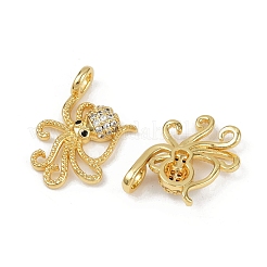 Латунные микро проложить кубического циркония подвески&nbsp;KK-C093-12G