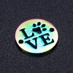 Ионное покрытие (ip) 201 нержавеющая сталь ПЭТ-линки&nbsp;STAS-T040-JN226