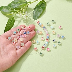300 шт. Светящиеся акриловые бусины&nbsp;MACR-YW0001-40