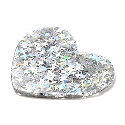 Акриловые подвески с пайетками&nbsp;MACR-M028-02D