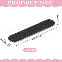 20 шт. деревянные двухсторонние пилочки для маникюра и дизайна ногтей&nbsp;MRMJ-LP0004-13