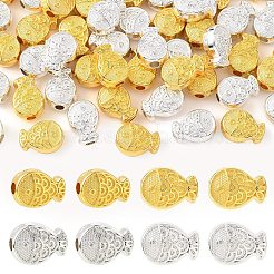 40шт бусины из сплава 2 цветов&nbsp;FIND-YW0010-41