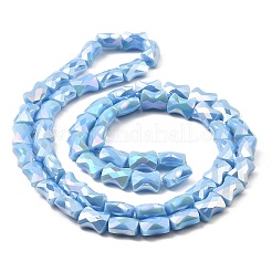 Нити стеклянных бусин ab цветной пластины&nbsp;EGLA-P051-06A-B06