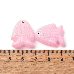 Прозрачные стеклянные эмалевые бусины LAMP-U004-06-02