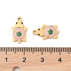 Подвески из нержавеющей стали 304 с эмалью&nbsp;STAS-S156-01G-09