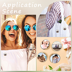 Набор для изготовления брошей-булавок своими руками из 10 набора для сублимационной заготовок&nbsp;FIND-SP0004-08A